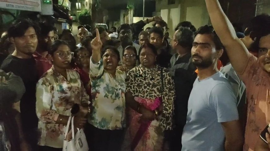कैलासनगरचे नागरीक रस्त्यावर...