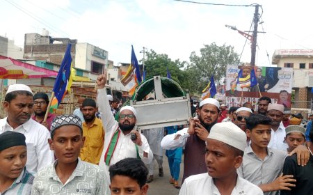 जनाजा मोर्चा काढणा-या कार्यकर्त्यांना पोलिसांनी घेतले ताब्यात...!