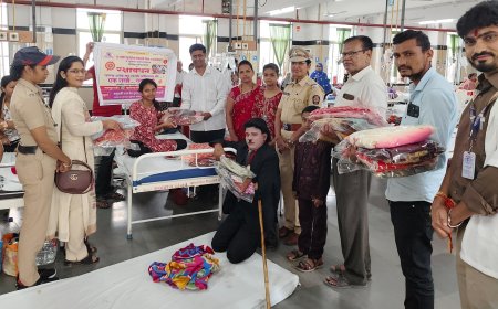 घाटी रुग्णालयात माणुसकीची राखी साजरी.‌..