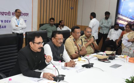 प्लॅन सिटी निर्माण करण्यासाठी सर्वोतोपरी सहकार्य - पालकमंत्री संजय शिरसाट