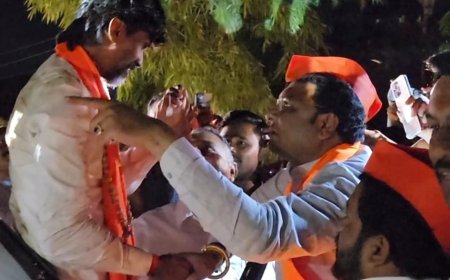 मनोज जरांगे पाटील यांचा ताफा मुंबईकडे, पैठणमध्ये जंगी स्वागत...