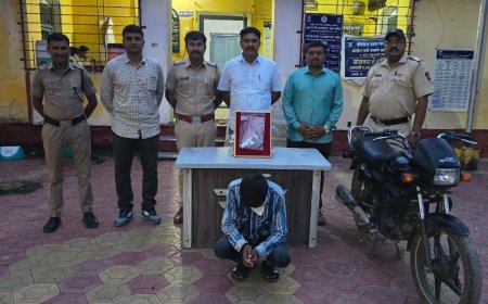 गावठी कट्टा बाळगुन दहशत माजविणा-या इसमास केले जेरबंद...