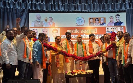 उबाठाला धक्का, मिथून व्यास यांच्यासह शेकडो कार्यकर्त्यांचा भाजपात प्रवेश...