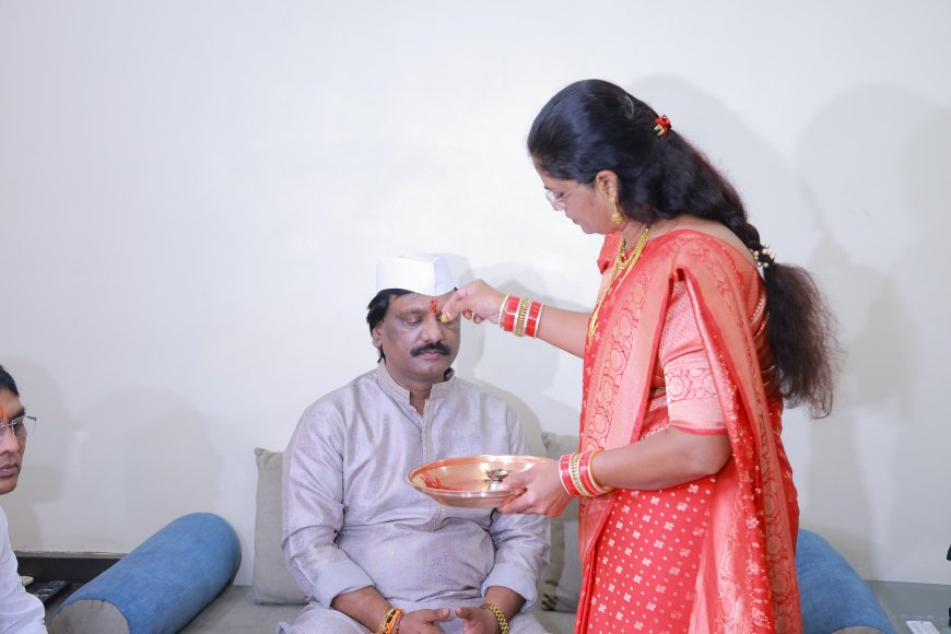 विरोधीपक्षनेते अंबादास दानवे यांच्या निवासस्थानी रक्षाबंधन...