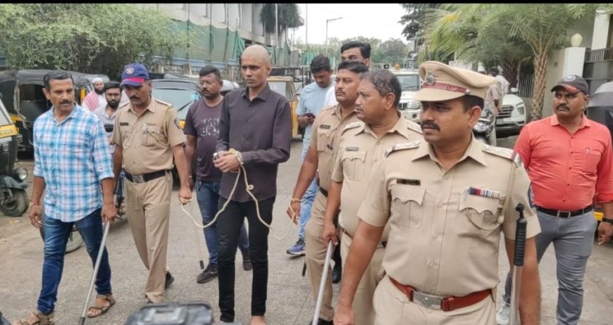 प्रियसीवर गोळीबार करणारा कुख्यात गुंड तेजाची पोलिसांनी काढली धिंड...