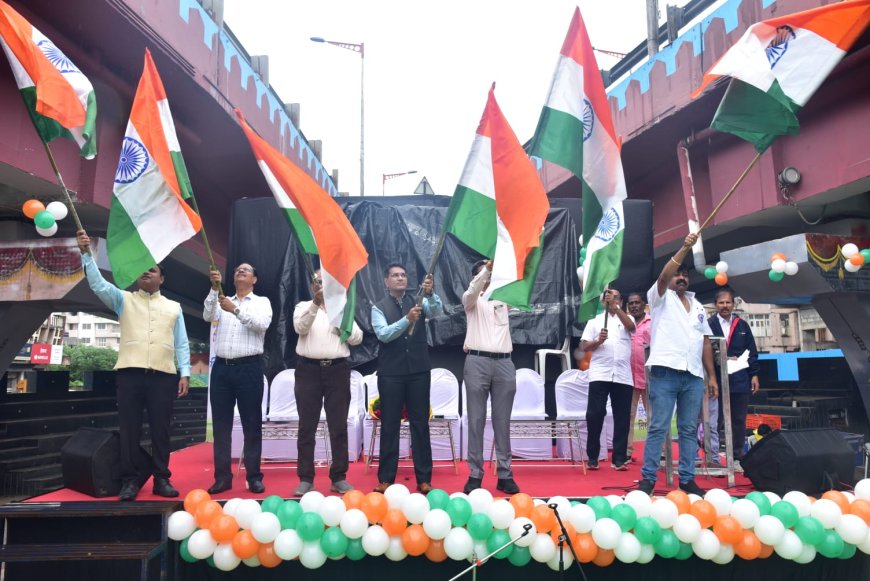 क्रांतीचौक येथे तिरंगा रॅलीचे आयोजन...