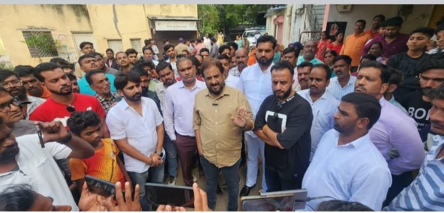 इम्तियाज जलिल यांनी घेतली पाडसवान कुटुंबाची भेट...