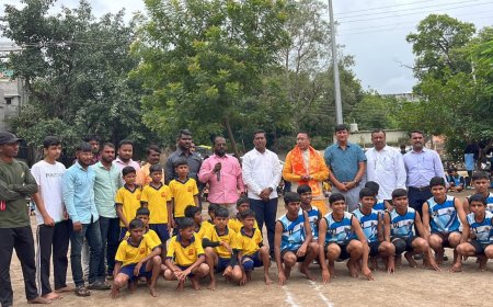 जिल्हा श्री गणेश महासंघाच्या खो-खो स्पर्धेने आणली रंगत...