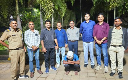 घरफोडी करणा-या आरोपिच्या ग्रामिण पोलिसांनी आवळल्या मुसक्या...