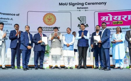 महाराष्ट्रात 80,962 कोटींची गुंतवणूक तर 40 हजार 300 रोजगार निर्मितीसाठी सामंजस्य करार...