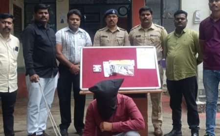 मुकुंदवाडी परिसरातून गावठी कट्टा व जिवंत काडतुसे जप्त, आरोपी अटक...