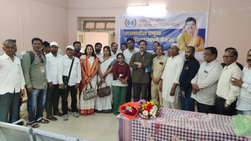 व्हाॅईस ऑफ मीडीया हे पत्रकारांचे कुटुंब - संदीप काळे