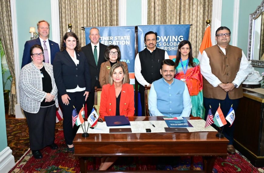 महाराष्ट्र-आयोवा(अमेरिका) भागीदारी मुळे विविध क्षेत्रांमध्ये सहकार्याची नवी दारे खुली होणार - मुख्यमंत्री देवेंद्र फडणवीस