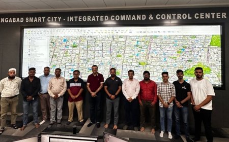 डिलाॅइटचे पार्टनर दिग्विजयसिंह चुडासामा यांचा स्मार्ट सिटी कार्यालयास भेट...