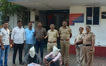 क्रांतीचौक पोलिसांची मोठी कार्यवाई, 8 किलो गांजासह दोघांना अटक...