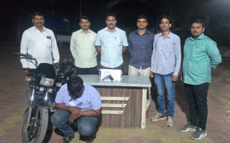 गावठी कट्टा बाळगणारा इसम स्थानिक गुन्हे शाखेच्या जाळ्यात...