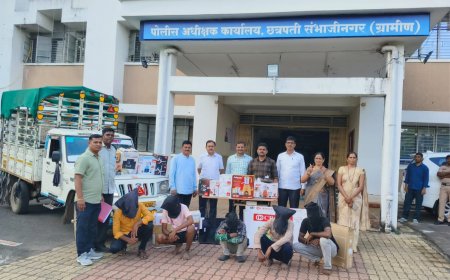 अट्टल चोरट्यांच्या टोळीचा ग्रामीण गुन्हे शाखेने केला पर्दाफाश...