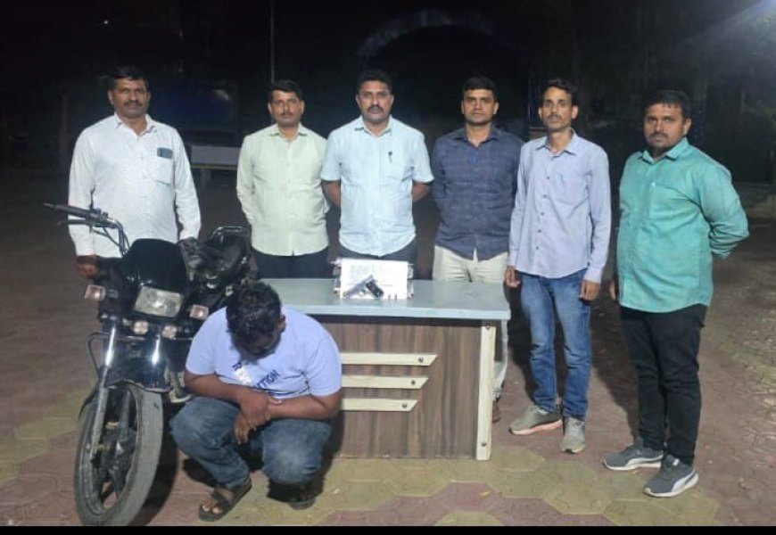 गावठी कट्टा बाळगणारा इसम स्थानिक गुन्हे शाखेच्या जाळ्यात...