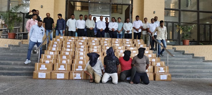 अंमली पदार्थ साठा पुरवणा-या बाहेर राज्यातील टोळीचा पर्दाफाश, 77 लाखांचे कोडिंग सिरप जप्त...!