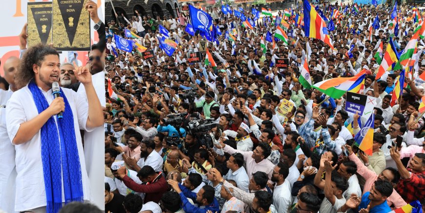 आरएसएसच्या विरोधात मोर्चा काढण्याची हिंमत आंबेडकरवादीच करु शकतात - सुजात आंबेडकर