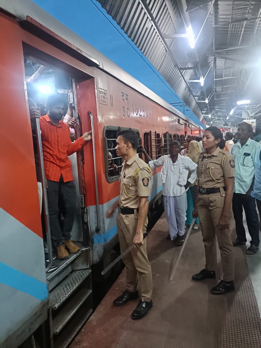 रेल्वेने एका दिवसात 2.76 लाख प्रवाशांची वाहतूक यशस्वीपणे हाताळली...