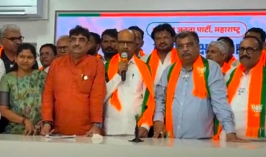 राजकारणाची सुरुवात काँग्रेसमध्ये करणारे एम.के.देशमुख भाजपाच्या गळाला...