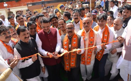 दिमाखदार सोहळ्यात मुख्यमंत्री देवेंद्र फडणवीस यांच्या हस्ते भाजपाचे विभागीय कार्यालयाचे उद्घाटन संपन्न...