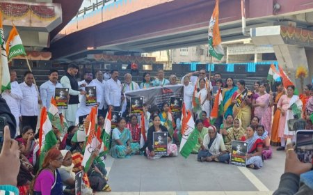 मालेगाव घटनेतील नराधमाला फाशीची शिक्षा देण्याची महीला काँग्रेसची मागणी...