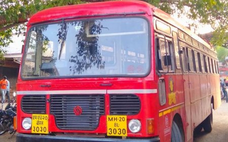 शालेय विद्यार्थी विद्यार्थिनींसाठी एसटीची 1800221251 हेल्पलाईन सुरू...