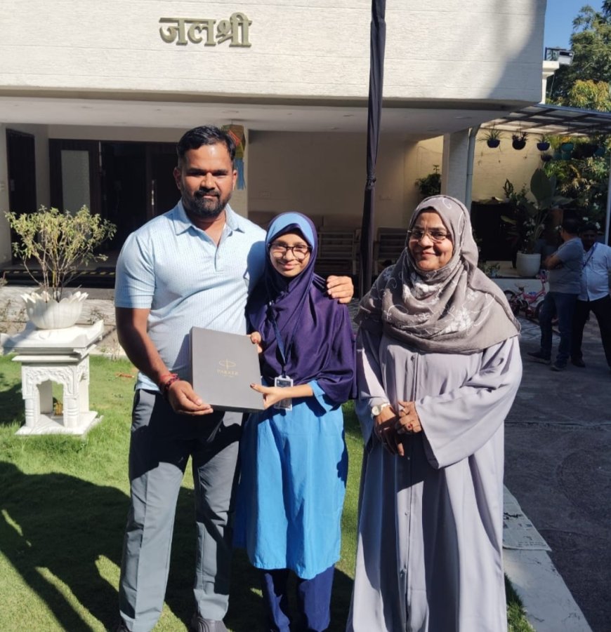 मनपा आयुक्तांची विद्यार्थीनीने घेतली मुलाखत...