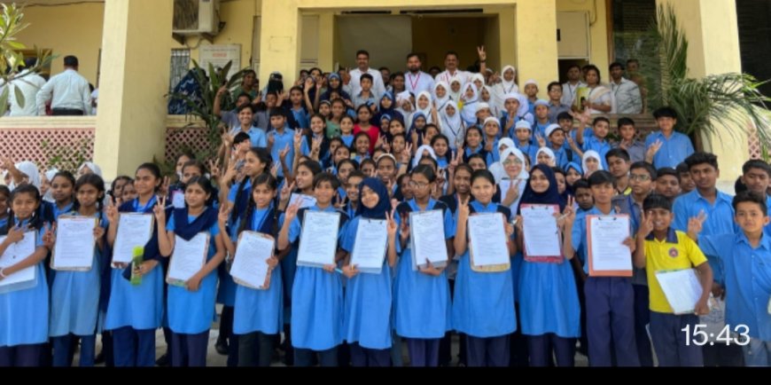 मनपा शाळेचे विद्यार्थी देणार विक्रम साराभाई सेंटरला भेट, आयुक्तांनी दिले शुभेच्छा...