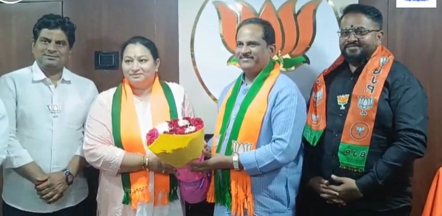 शहरात शिंदे सेनेला भाजपाचा दे धक्का, शिल्पारानी वाडकर यांचा भाजपात प्रवेश...