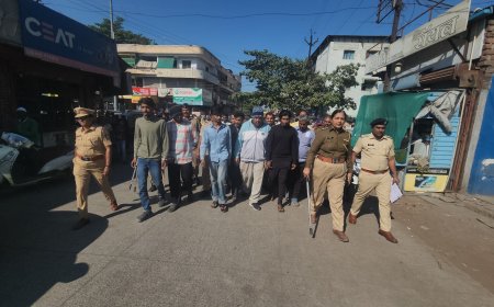 नशेच्या गोळ्या विक्री करणाऱ्या आरोपिंची काढली पोलिसांनी धिंड...