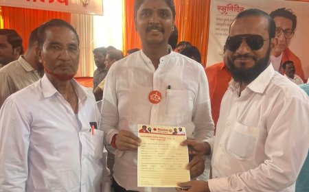 महापालिका निवडणूक, प्रभाग क्रं.1 मधून शिंदे सेनेची उमेदवारी मागितली मुस्लिम कार्यकर्त्याने...