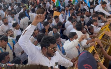 अधिवेशनात एनएसयुआयचा विधानसभेला घेराव,  हजारो विद्यार्थ्यांचा सहभाग...