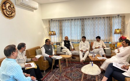 किशोर शितोळे यांच्या निवासस्थानी महायुतीची बैठक संपन्न...