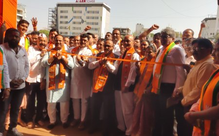 भाजपा मध्यवर्ती प्रचार कार्यालयाचे उद्घाटन संपन्न, शिवसेना-भाजपा युतीचा निर्णय अंतिम टप्प्यात - मंत्री अतुल सावे