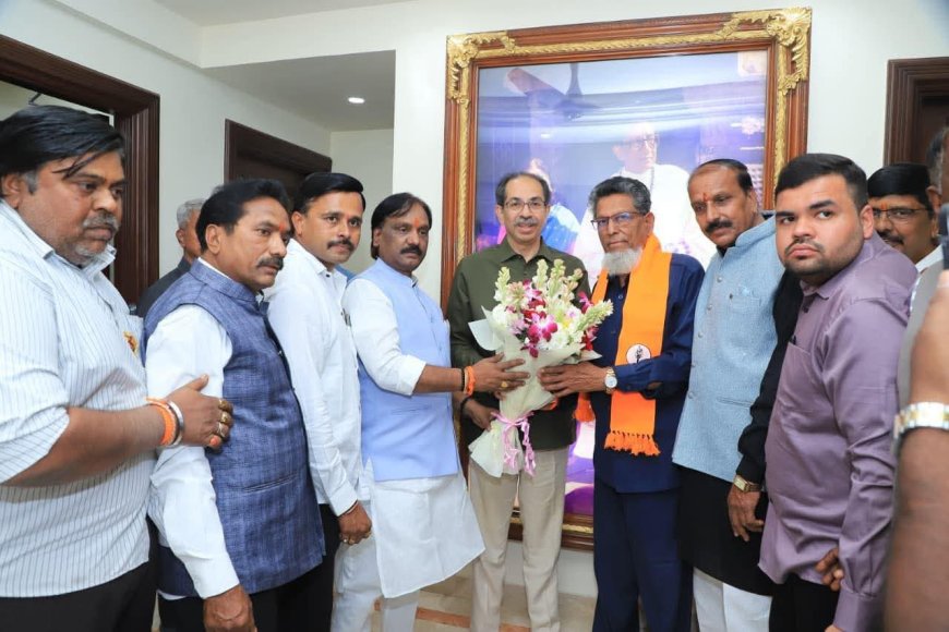 माजी महापौर रशीद खान मामू यांचा शिवसेनेत जाहीर प्रवेश...