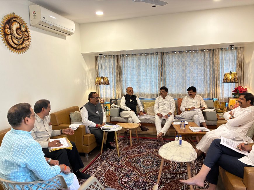 किशोर शितोळे यांच्या निवासस्थानी महायुतीची बैठक संपन्न...