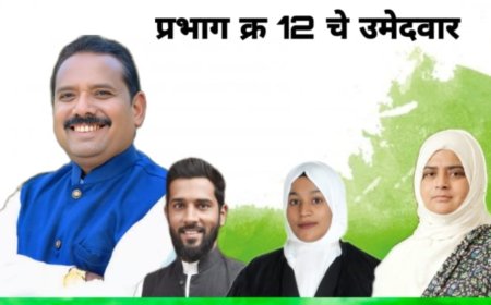 प्रभाग क्रमांक 12 मधून काँग्रेसच्या मजबूत पॅनलची चर्चा, महीला वकील डॉक्टर, भाऊ बहिण मैदानात...