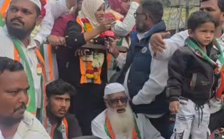 इब्राहीम पटेल यांच्या प्रचारार्थ रैलीत जनसैलाब, प्रभाग क्रमांक 12 काँग्रेसमय...