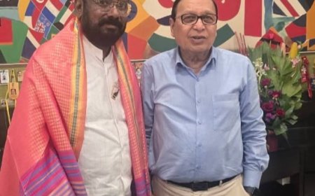 इब्राहीम पटेल यांची लोकमत भवनला सदीच्छा भेट, राजेंद्र दर्डा यांनी दिल्या शुभेच्छा...