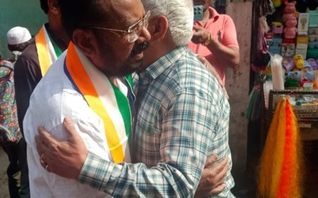 इब्राहीम पटेल यांनी डोअर-टु-डोअर जावून घेतल्या मतदारांच्या भेटीगाठी...प्रचारात आघाडी