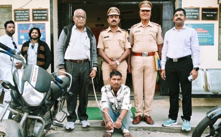 चाकूचा धाक दाखवून मोबाईल हिसकावणारा सराईत आरोपी दोन तासात जेरबंद...