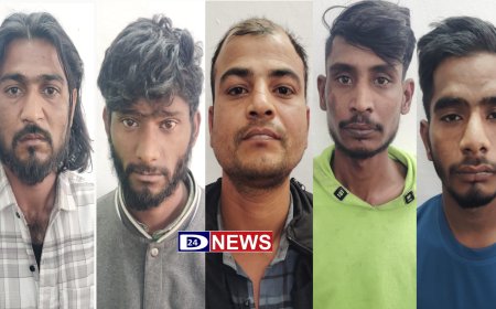 मंदीरातील दागिन्यांची चोरी करणाऱ्या पाच आरोपिंना अटक... गुन्हे शाखेची जलदगती कार्यवाई...