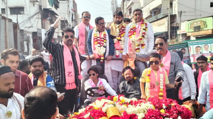 प्रभाग क्रमांक 6 मध्ये इत्तेहाद पॅनलची एमआयएमशी काट्याची टक्कर, रॅलीला अभुतपुर्व प्रतिसाद...