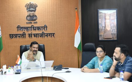 जिल्हा परिषद व पंचायत समिती मतमोजणीचा जिल्हाधिकारी यांनी घेतला पूर्वतयारी आढावा