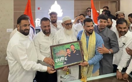 महापौर पण समीर आणि विरोधीपक्षनेते पण समीर लाभले शहराला, अब्दुल समीर यांनी आज पदभार स्वीकारला...