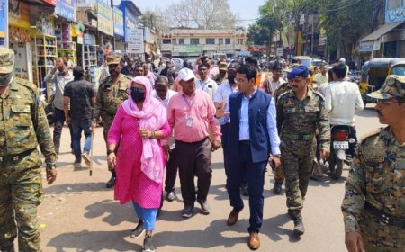 शहागंज येथे 35 अतिक्रमण निष्कासित, 30 हातगाडींचे साहित्य जप्त...