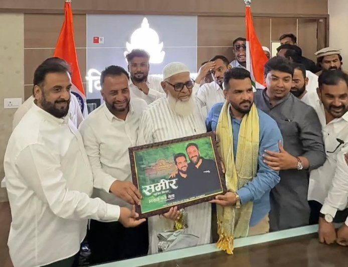 महापौर पण समीर आणि विरोधीपक्षनेते पण समीर लाभले शहराला, अब्दुल समीर यांनी आज पदभार स्वीकारला...